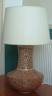 Segmented Lamp with shade