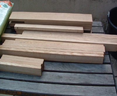Oak From The Table Sawn To Useable Sizes